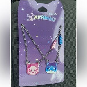 Exclusive Aphmau BFF Necklace Set - Pink and Blue